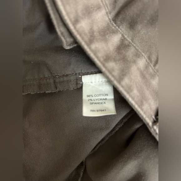 J. Jill Womens Cotton Mid Rise Full Zip Wide Leg Front Back Pocket Pants Size 10 - Picture 10 of 13